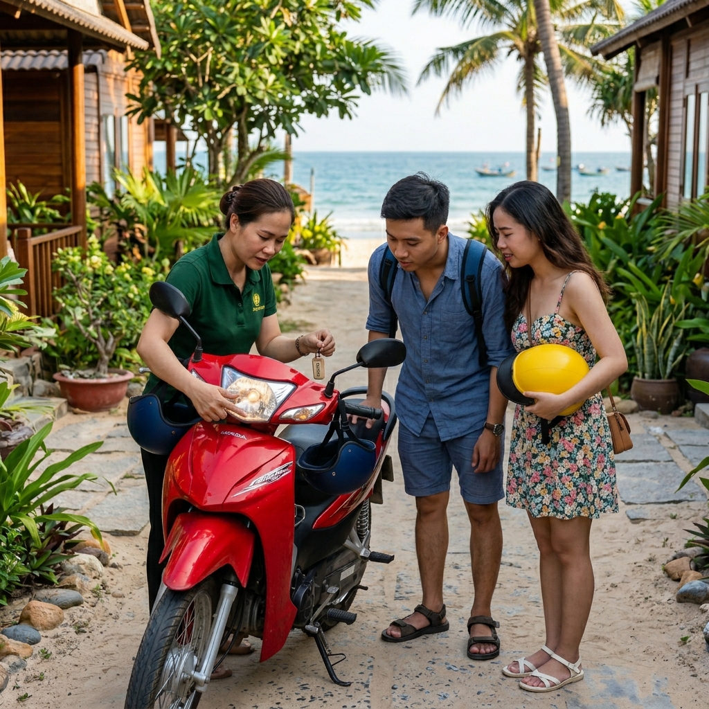Thuê Xe Máy Mũi Né giá rẻ