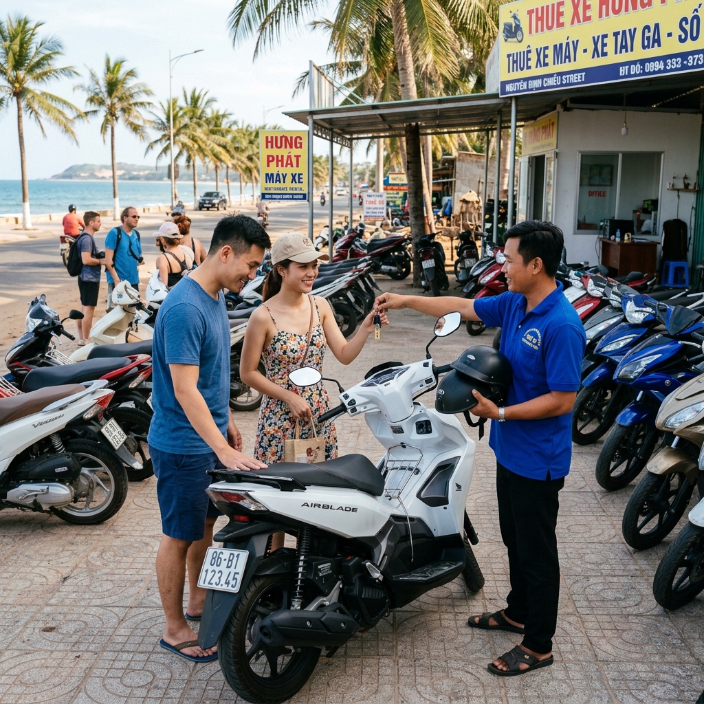 Dịch Vụ Cho Thuê Xe Máy Tại Phan Thiết