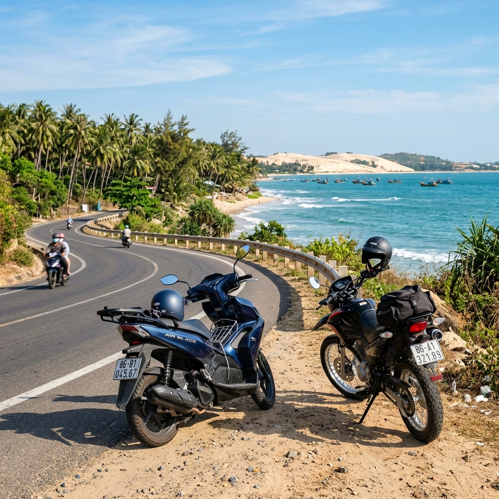 cho thuê xe máy Phan Thiết