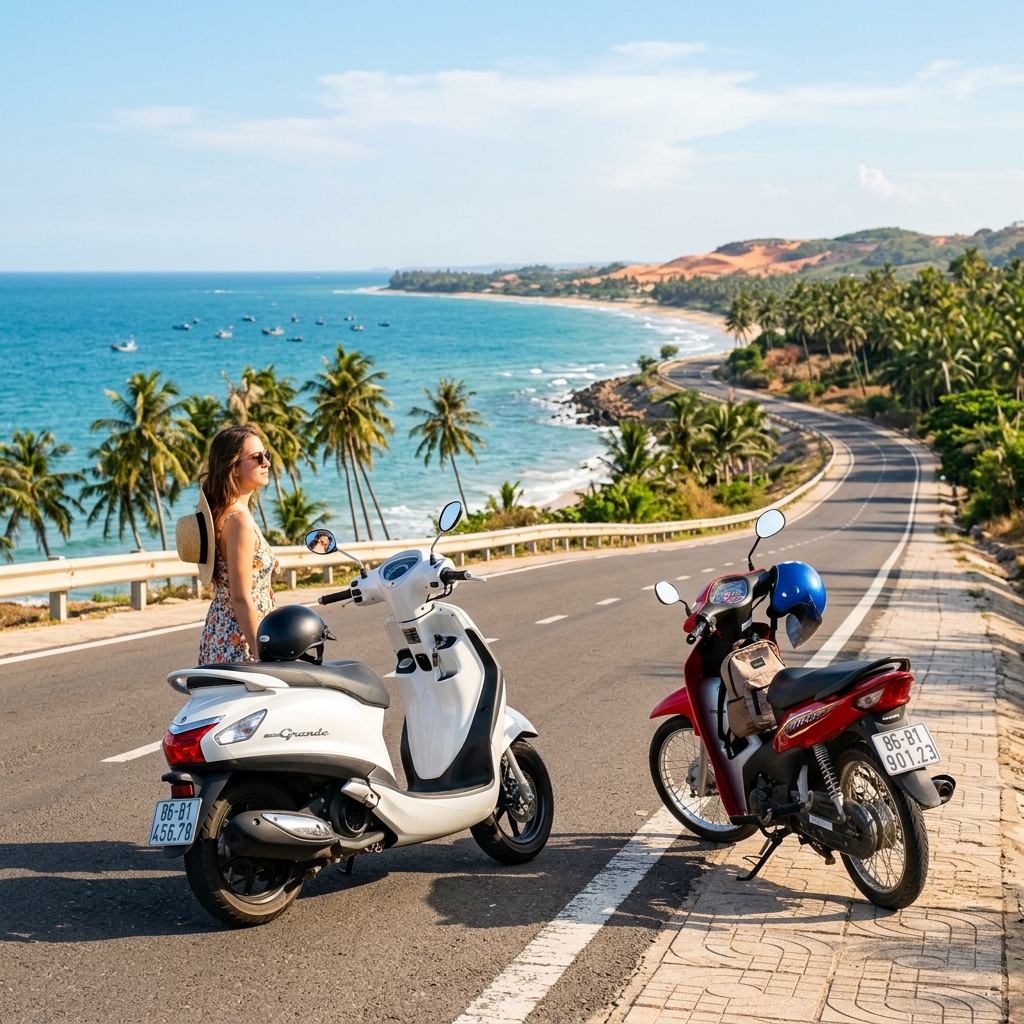 cho thuê xe máy Phan Thiết